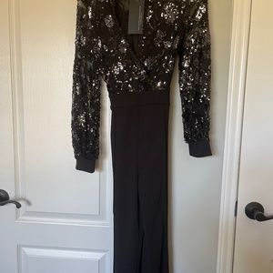 Sequin Black jumpsuit